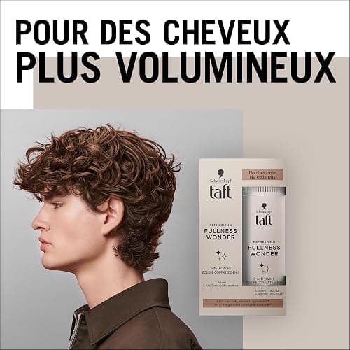 Taft - Schwarzkopf - Poudre Coiffante Cheveux - 2-En-1 - Volume - Longue Durée - Effet Matifiant - Effet Décoiffé - Ne colle pas - 99% d'ingrédients d'origine naturelle - Contenant de 10 g thumbnail 5