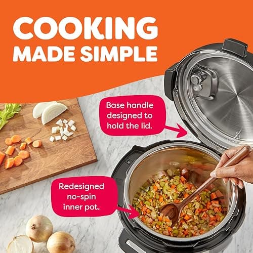 Instant Pot Duo Plus 9-in-1 Multicooker, Pressure Cooker, Slow Cook, Rice Maker, Steamer, Sauté, Yogurt, Warmer & Sterilizer, Includes App With Over 800 Recipes, Stainless Steel, 6 Quarts thumbnail 8