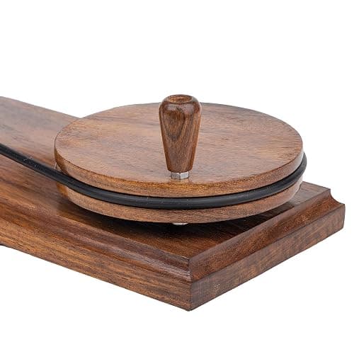 INTAJ Rosewood Yarn Winder - Large Capacity 16 oz Wooden Winder for Knitting & Crocheting - Handcrafted Heavy Duty Natural Rosewood Ball Winder - Table Top Wood Yarn Swift and Ball Winder thumbnail 2