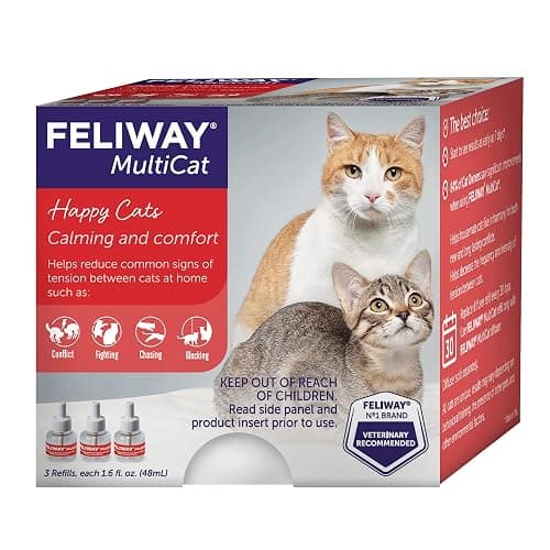FELIWAY® MultiCat 3 x 30 Day Cat Calming Refills for Pheromone Diffuser, 3 x 48ml Value Pack- Helps Reduce Conflicts and Signs of Tension in Multi-Cat Households thumbnail 6