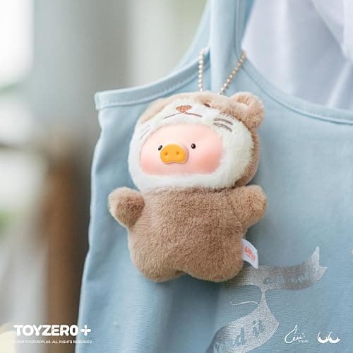 TOYZERO+ Lulu The Piggy Blind Box Figures - Puppet Show Series Plush Keychain Blind Boxes Figurines Finger Puppet Toy Cute Stuffed Animals Mystery Box Collectible Decorations Birthday Gift, Single Box thumbnail 3