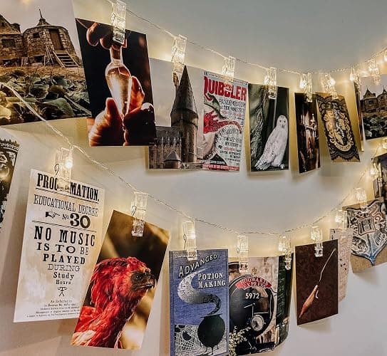 CON*QUEST Conquest Journals Harry Potter Hogwarts Wall Collage, Set of 50 Official Wizarding World Prints, 4"x6", Printed on Quality Card Stock, Matte Finish thumbnail 5