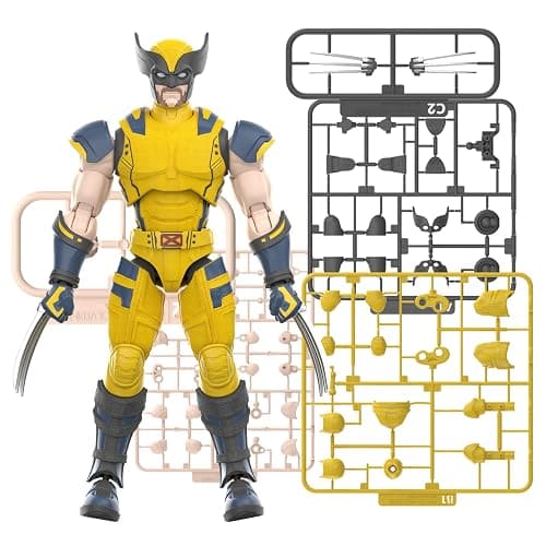 BLOKEES - Marvel Studio's Deadpool & Wolverine - Champion Class - CC05 - Wolverine Model Kit - Assembly Required - No Tools - No Cutting - No Glue - No Paint - Age 14+ - Image 1