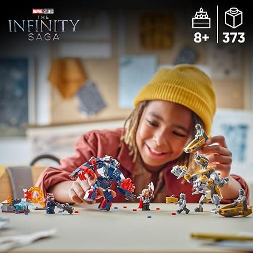 LEGO Marvel Avengers: Endgame Thor vs. Chitauri Building Toy - Pretend Playset W/ 7 Toy Minifigures for Boys & Girls, Ages 8+ - Super Hero Building Blocks for Kids - Gift Idea for Birthdays - 76322 thumbnail 2