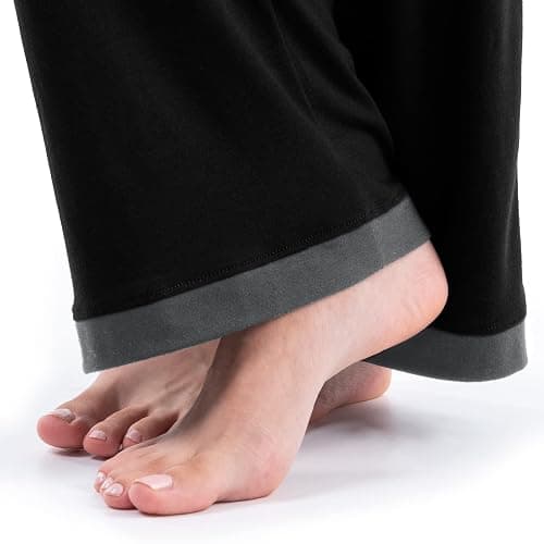Fruit of the Loom Women's Long Sleeve Tee and Pant 2 Piece Sleep Set thumbnail 6
