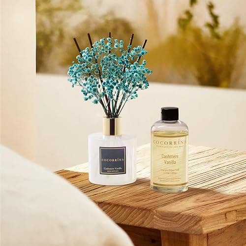 COCORRÍNA Reed Diffuser - Cashmere Vanilla 6.7 fl oz Reed Diffuser for Bedroom Bathroom Home Décor thumbnail 4