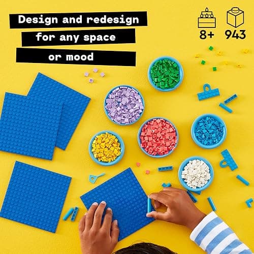 LEGO DOTS Big Message Board 41952 DIY Craft Decoration Kit; A Customizable Canvas Designed for Kids Aged 8+ (943 Pieces) thumbnail 2