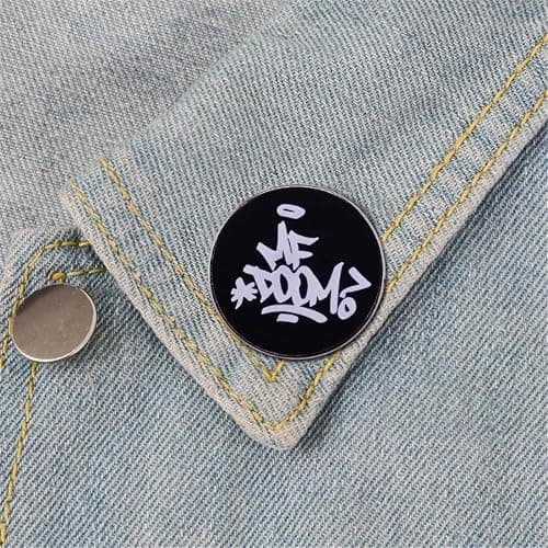 MF DOOM Pins Hip Hop Music Brooch Pin Metal Badge Punk Enamel Brooch Pin Fashion Enamel Pins Jewellery Gifts for Clothing Backpack Hat Decoration Accessory for Men Women Gifts thumbnail 5