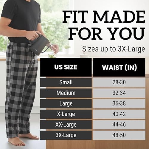 #followme Polar Fleece Pajama Pants for Men Sleepwear PJs thumbnail 5