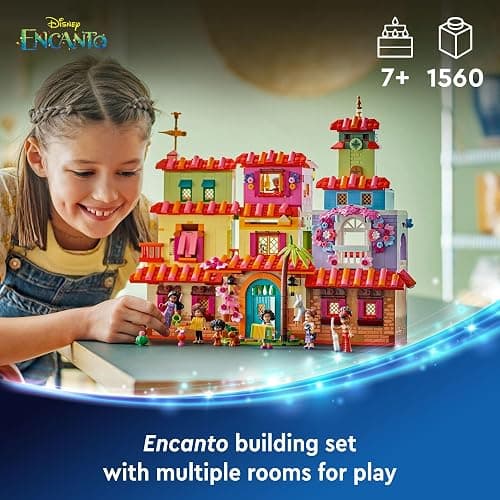 LEGO Disney Encanto The Magical Madrigal House Toy, Building Playset for Kids, Mirabel Princess Doll Figure, Disney Toy for Girls and Boys Ages 7 and Up, Fun Construction Encanto Set, 43245 thumbnail 2