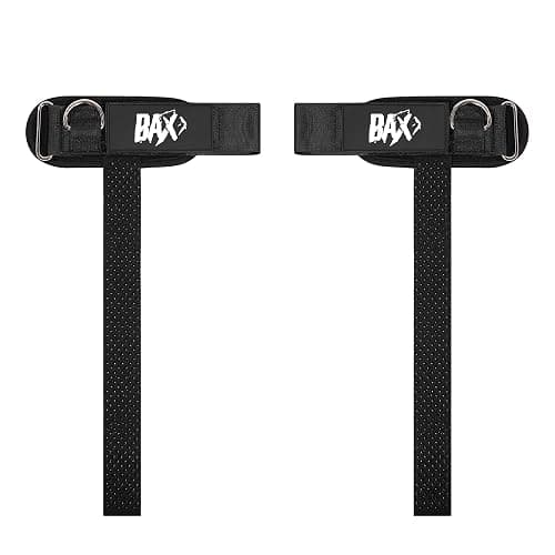 Ekkovision Weight Lifting Straps With Cuffed D Ring, Wrist Support for Men, Heavy Duty Thick Comfortable Lifting Straps, Secure Fit, Enhanced Grip, Straps for Weightlifting & Gym Training, Black - Image 1