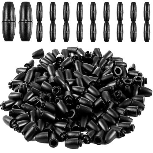 WILLBOND 100 Pcs Breakaway Clasps for Necklace Plastic Safety Bracelet Clasps for Lanyard Bead Barrel Connectors for Necklace Bracelet Jewelry Making DIY (Black) - Image 1