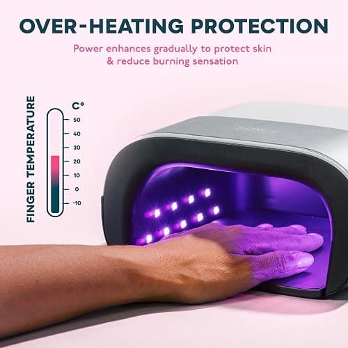 SUNUV Led Nail Lamp,Professional Nail Dryer for Gel Polish Curing Light Machine, with Automatic Sensor and LCD Display for Home and Nail Salon thumbnail 6