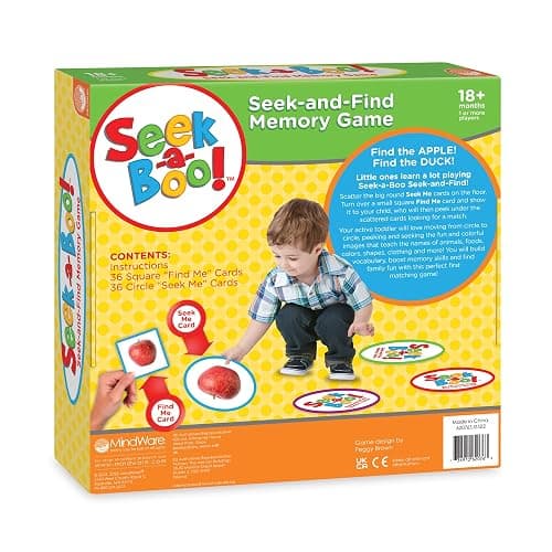 MindWare Seek-a-Boo Seek and Find Memory Game and Toddler Flash Cards Matching Game thumbnail 7
