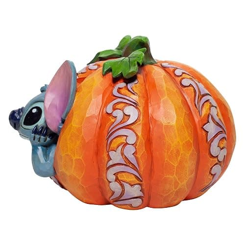 Enesco Disney Traditions by Jim Shore Lilo and Stitch Jack O'Lantern Figurine, 4.02 Inch, Multicolor thumbnail 4