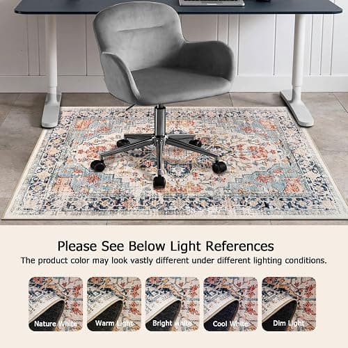Homcomoda Office Chair Mat for Hardwood Floor 47"x59" Desk Chair Mat for Hardwood Floor Non Slip Desk Rug for Rolling Chair Computer Chair Mat for Carpet Office Home thumbnail 7