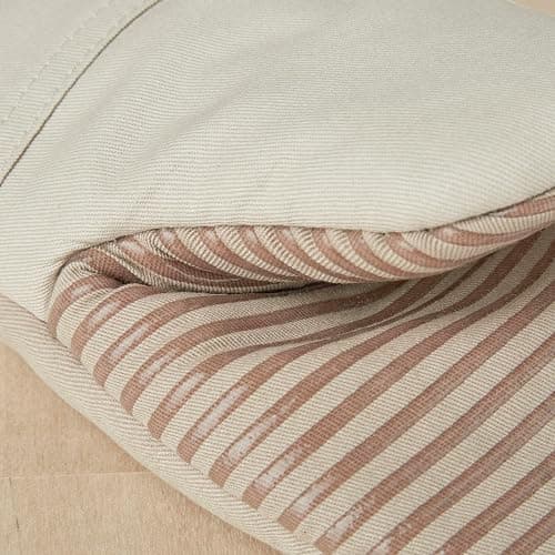 KitchenAid Beacon Two-Tone Non-Slip Mini Oven Mitt Set, Milkshake/Beige, 5.5"x8", 2 Piece thumbnail 3