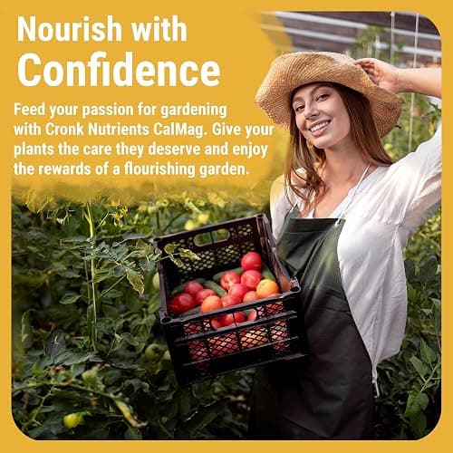 Cronk Nutrients CalMag 2-0-0 - Calcium, Magnesium and Iron Plant Fertilizer – Compatible with Soil, Soilless and Hydroponic Garden – Correct Common Deficiencies for Indoor & Outdoor Plants, 1L thumbnail 4