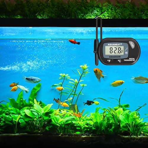 AQUANEAT 2 Pack Aquarium Thermometer, Fish Tank Thermometer, Digital Temperature Test, with Large LCD Display thumbnail 5