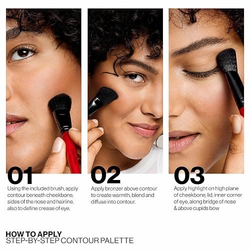 Smashbox Step-By-Step Contour Palette | Sculpt + Glow All-In-One Contour Kit with Blendable + Buildable Formulas thumbnail 4