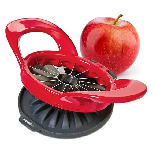 PrepWorks Dishwasher Safe Apple Slicer and Corer – 16-Slice Thin Apple Cutter with Safety Cover - Image 1