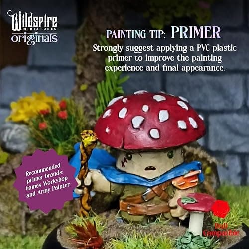 Wildspire Fantasy Monsters & Bookish Dragon for DND Miniatures Unpainted Bulk 28mm-32mm Dungeons & Dragons Minis Pathfinder Figures Fantasy Unpainted Tabletop RPG Miniature Starter Set for D&D thumbnail 6