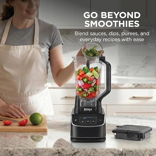 Ninja UltraCrush Professional Blender | 1000W Power, XL 72-oz.* Pitcher | Total Crushing Technology | 3 Manual Speeds for Smoothies, Sauces & More | Full-Size Countertop | Black | BP201 (2026) thumbnail 6