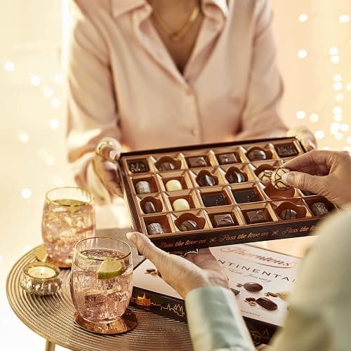Thorntons Continental, Christmas Chocolate Gift, Unique Flavours Milk, White, Dark Chocolate, 264g thumbnail 4