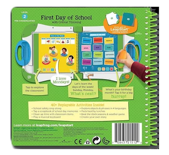 LeapFrog LeapStart First Day of School and Critical Thinking Book thumbnail 2
