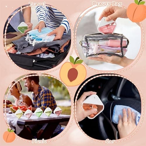 Dansib 6 Pcs Power Mist Hydrating Hand Sanitizer Spray Bulk Travel Size Hand Sanitizer Spray Pocket 1 oz Square Card Bottle for Daily Use Thank You Gifts for Nurse Teacher Coworker Staff Mother's Day thumbnail 6