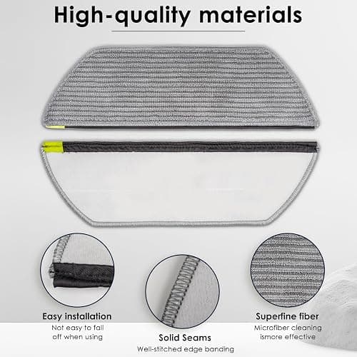 (5 Pack) Replacement Mop Pads for Shark AV2800ZE, RV2820YE, RV2820ZE, AV2820S, AV2820AE, RV2800AE, RV2800S, RV2800YE, RV2800ZEUS, AV2810ZE, AV2810YS, RV2810YS, UR2850YS, UR2850YEUS, UR2860YS thumbnail 5
