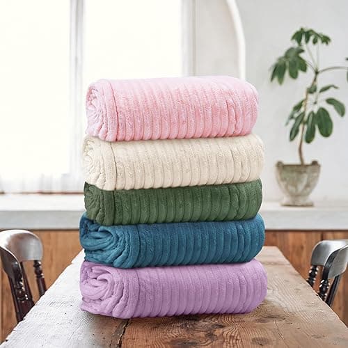 Texciting Heated Blanket Electric Blanket Throw 50”X60”-Heating Throw with 5 Heat Settings-3 Hours Auto Off,ETL Certified,Machine Washable (Pink) thumbnail 8