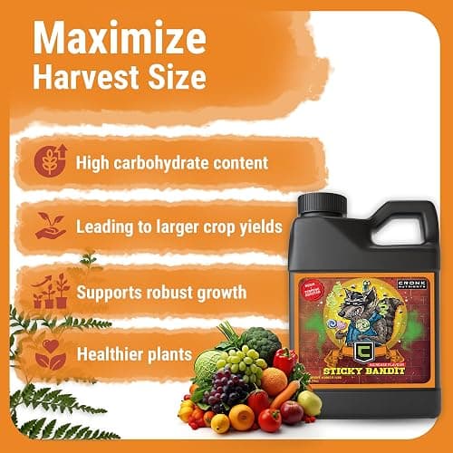 Cronk Nutrients Sticky Bandit Plant Food Carbohydrate – Boost Plants Flavour and Resin Production – Suitable for Soil, Soilless and, Hydroponic – Increase Aroma and Taste, 4L thumbnail 5