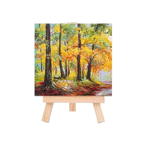 12 Pack Mini Canvas Panels for Halloween Painting Craft Drawing (3 x 3 Inch) thumbnail 6