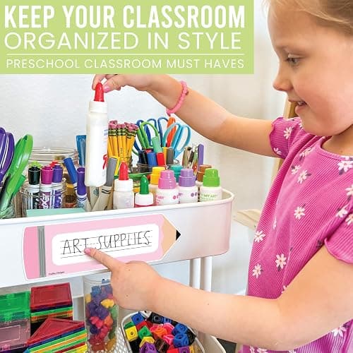 Hadley Designs Desk Name Tags for Classroom - 36 Student Desk Name Plates for Classroom Decor, 9x3 Pastel Nametags Cubby Labels Teacher Supplies, 1st 2nd 3rd Grade Kindergarten Preschool Must Haves thumbnail 7