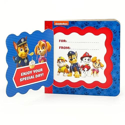 Paw Patrol Happy Pawsome Birthday; Greeting Card Board Book with Personalization Flap, Gifts for Birthdays (Little Bird Greetings) thumbnail 10