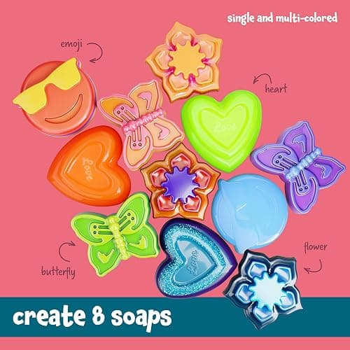 Dan&Darci Soap & Bath Bomb Making Kit for Kids, 3-in-1 Spa Science Kits, Easter Craft Gifts for Girls & Boys Age 6-12 Year Old Girl Crafts: DIY Experiment Toys, Gift for Kid Ages thumbnail 6