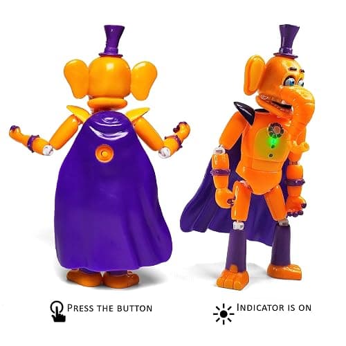 Toysvill 8 pcs Inspired by Game Five Night Toys | Ultimate Custom Night Collection | FNAF Action Figure [Withered Bonnie, Orville, Mangle, Gator, Happy Frog, Roxanne Wolf, Chica, and Music Man] thumbnail 2