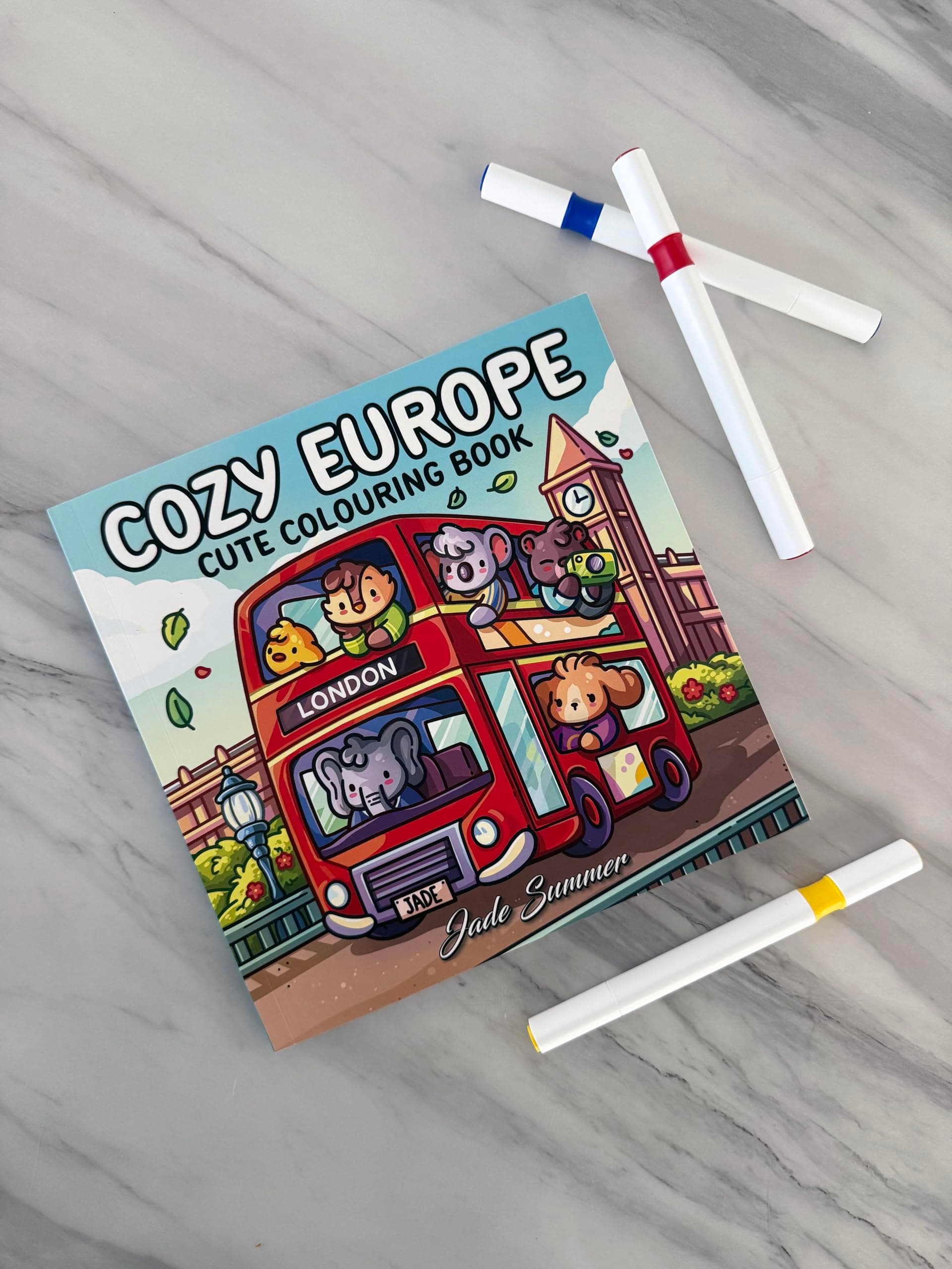 Cozy Europe: Cute Colouring Book thumbnail 6