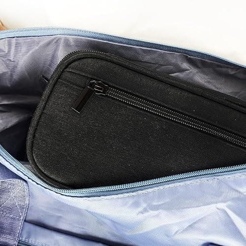 CNMTCCO Federmäppchen 5 Fächer, großer Vorrat federmäppchen große Größe mäppchen teenagerfeder mäppchen Unisex (Schwarz) thumbnail 6