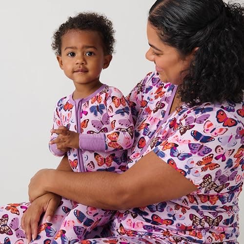 Little Sleepies Pajamas for Baby Boys & Girls, Viscose from Bamboo Baby Pajamas, Sleepers, 2-Way Zipper PJs thumbnail 2