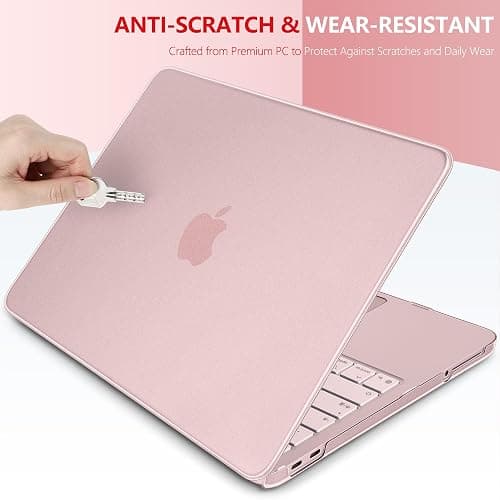 DONGKE Matte Frosted Compatible with MacBook Neo 13 Inch 2026 (Model A3404 | A18 Pro Chip) | Anti-Crack & Scratch & Fingerprint | 100% Match Official Color Blush thumbnail 7