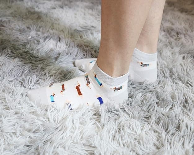 Pomlia Women's Haute Dachshund Dog Socks Casual Crew Socks Animal Cute Socks Gifts for Women - One Size - D16 thumbnail 3