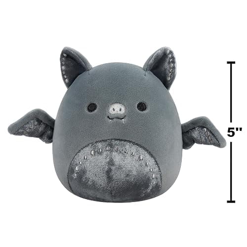 Squishmallows Original 5in Millennia The Grey Bat with Velvet Accents – Official Jazwares Plush (Little) thumbnail 3