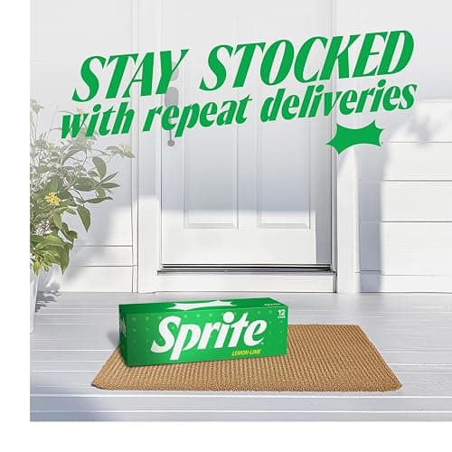 Sprite Lemon Lime Soda Soft Drinks, 12 fl oz, 12 Pack,Cans thumbnail 6