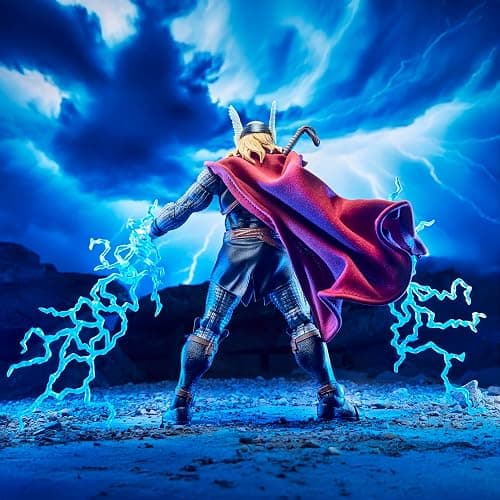 Marvel Legends Maximum Series Thor, Deluxe Thor Comics Collectible 6-Inch Action Figure; Articulation for Mighty Poses; Accessories Fit for a God of Thunder | Marvel Legends 6 Inch Action Figure Maximum Series Deluxe - Thor thumbnail 8