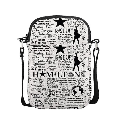 POFULL Musical Lover Crossbody Bag Musical Merchandise Theater Fans Gift - Image 1