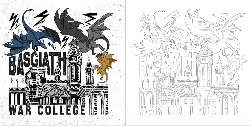 Fourth Wing: The Official Coloring Book thumbnail 6