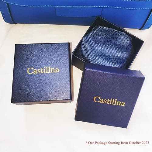 Castillna 14K Gold Plated Gold Bangle Bracelets for Women Christmas Birthday Gifts, Set of 7 Pieces thumbnail 5