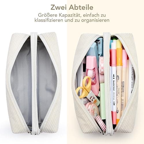 KALIDI Mäppchen Federmäppchen Mädchen Teenager Stiftetasche Stiftemappe Unisex Federtasche Pencil Case Schulmäppchen thumbnail 2